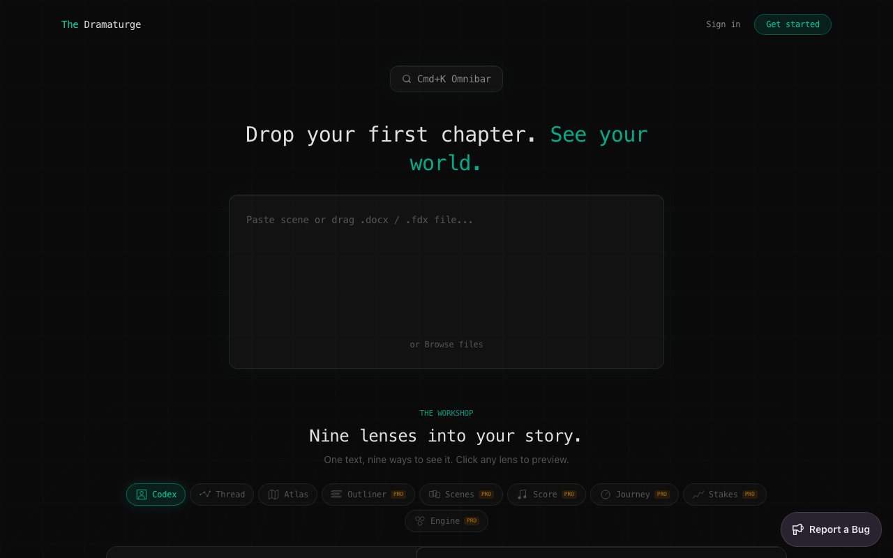 Dramaturge website